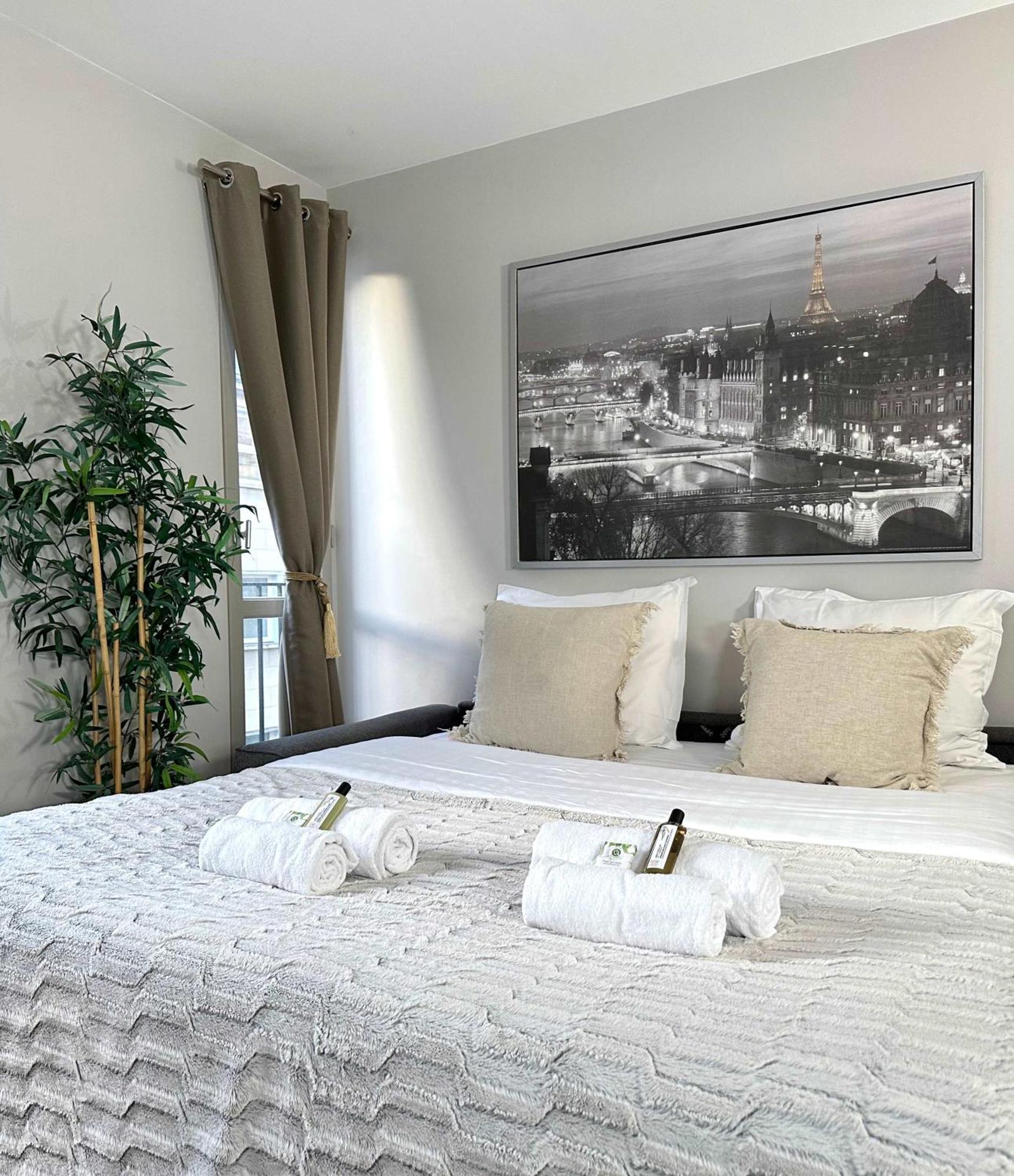 Beautiful Calm Studio In Le Marais Paris Dış mekan fotoğraf