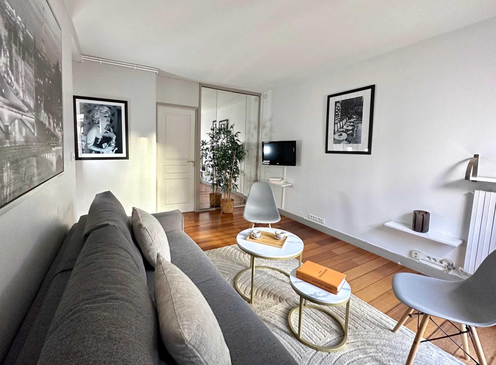 Beautiful Calm Studio In Le Marais Paris Dış mekan fotoğraf